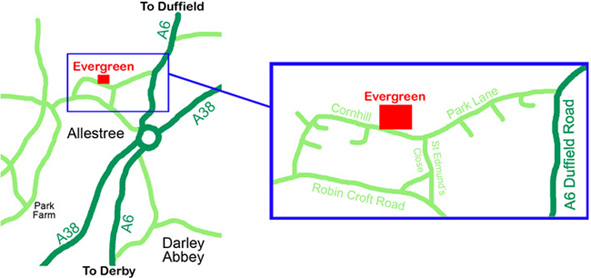 Evergreen map